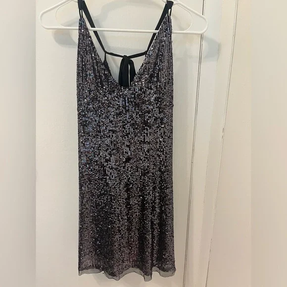 free people sequin t shirt mini dress Jewel Mini Dress